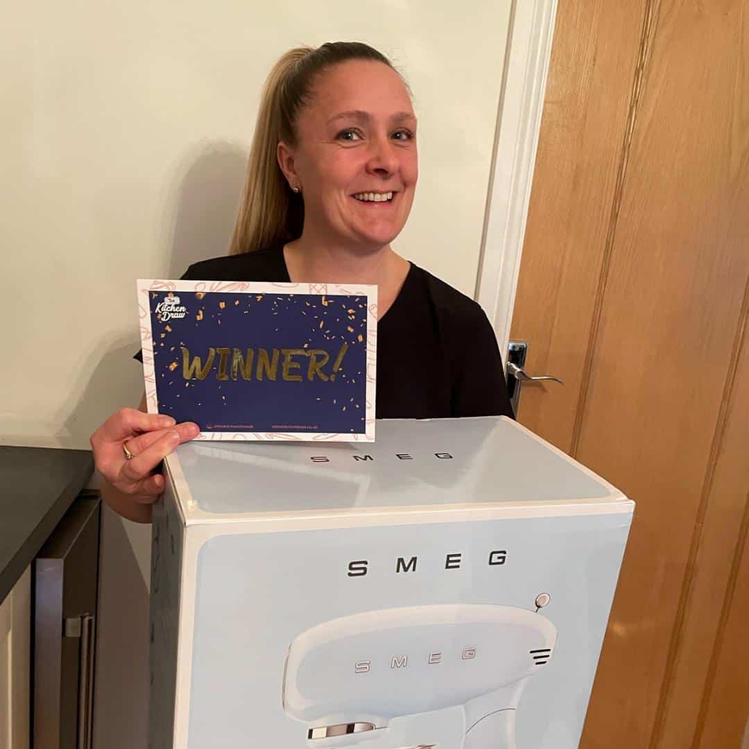 Winner with Smeg stand mixer